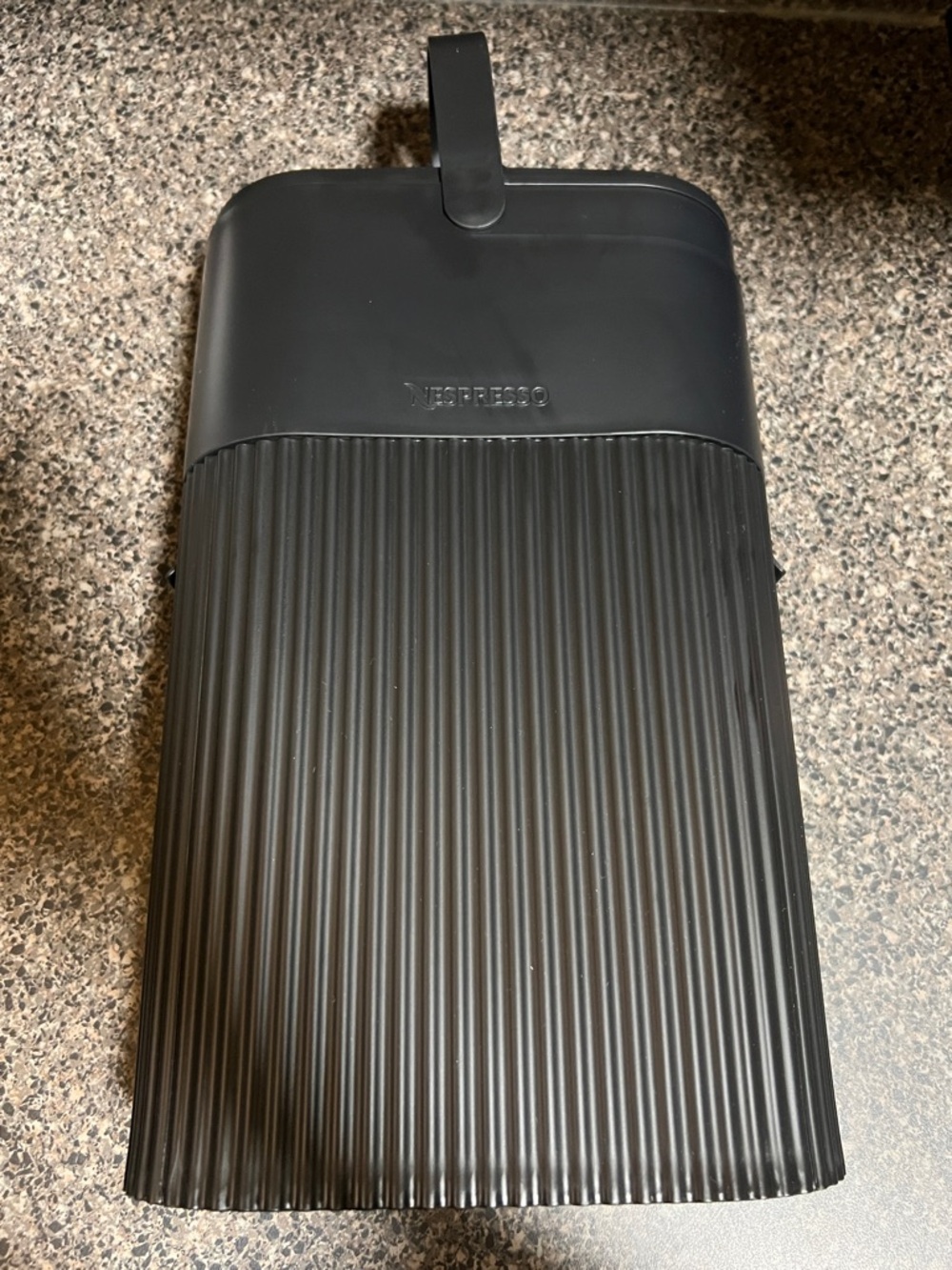 Nespresso Matte Black Ribbed Capsule Holder
